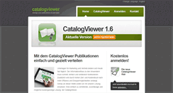 Desktop Screenshot of catalog-viewer.de